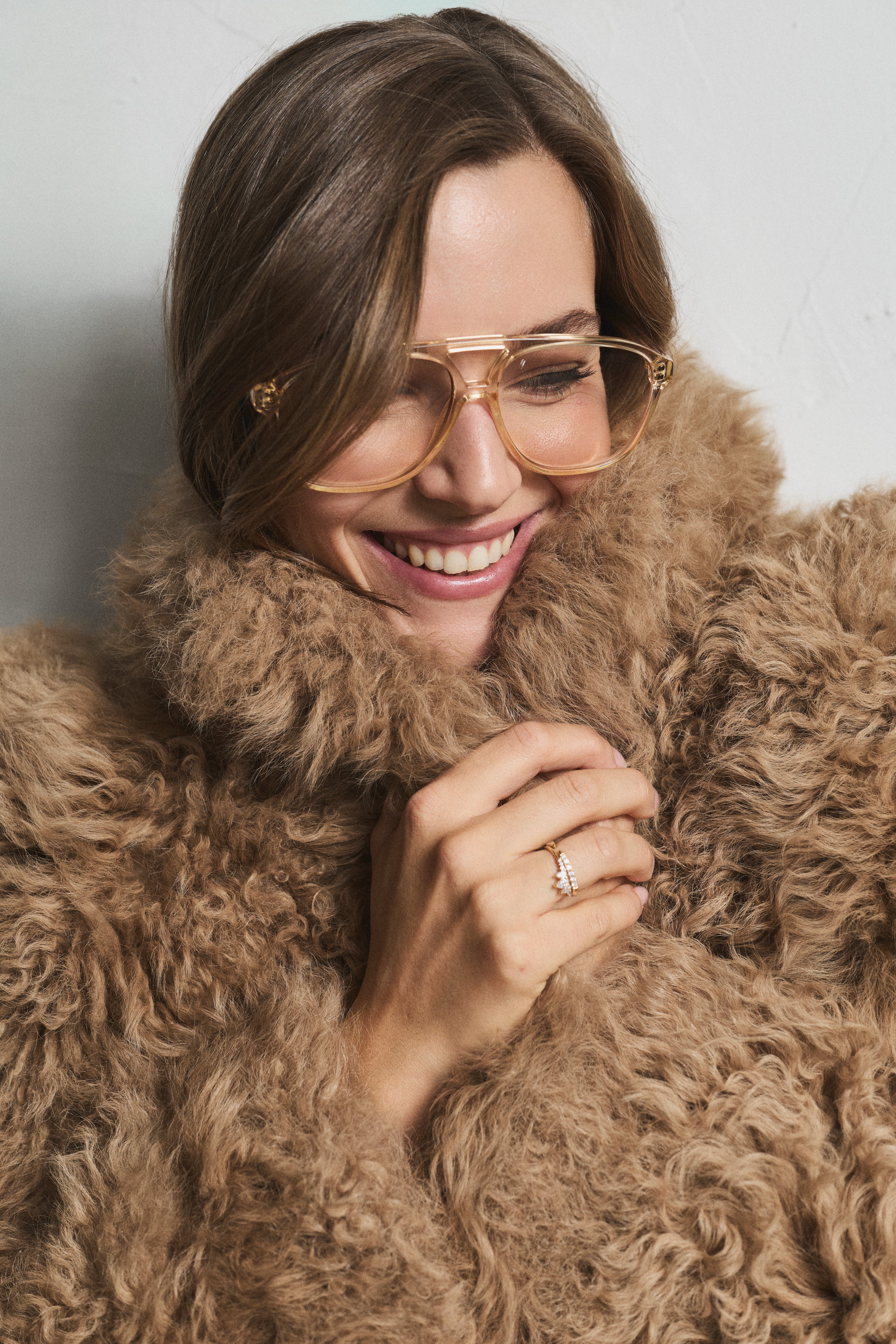 Camden | Beige Shearling Jacket | AW26 | Pia Tjelta Studio