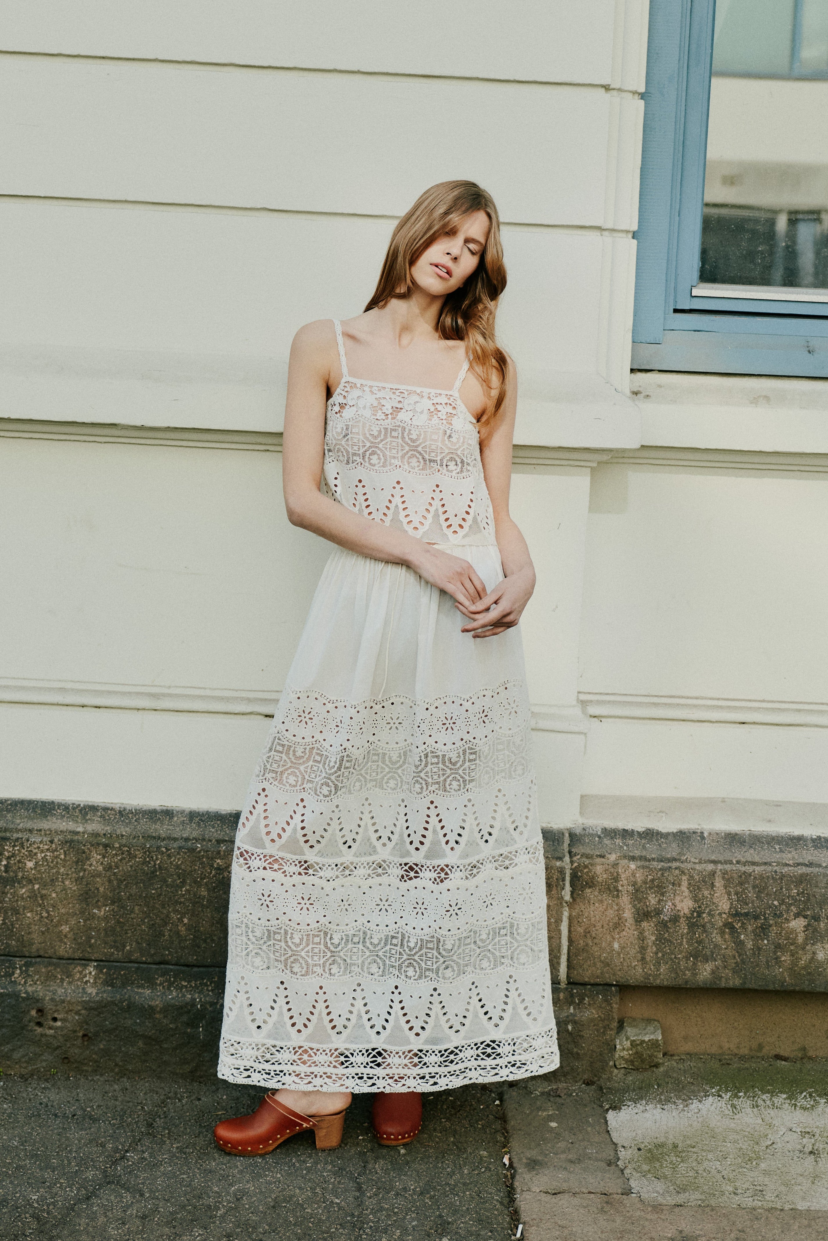 a*i様 threetimes katie lace skirt 白 アイボリー Cannoli Lace Skirt White | Pia Tjelta Studio SS26