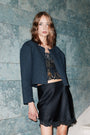 Esther Quilt Black Cropped Jacket - Pia Tjelta Studio