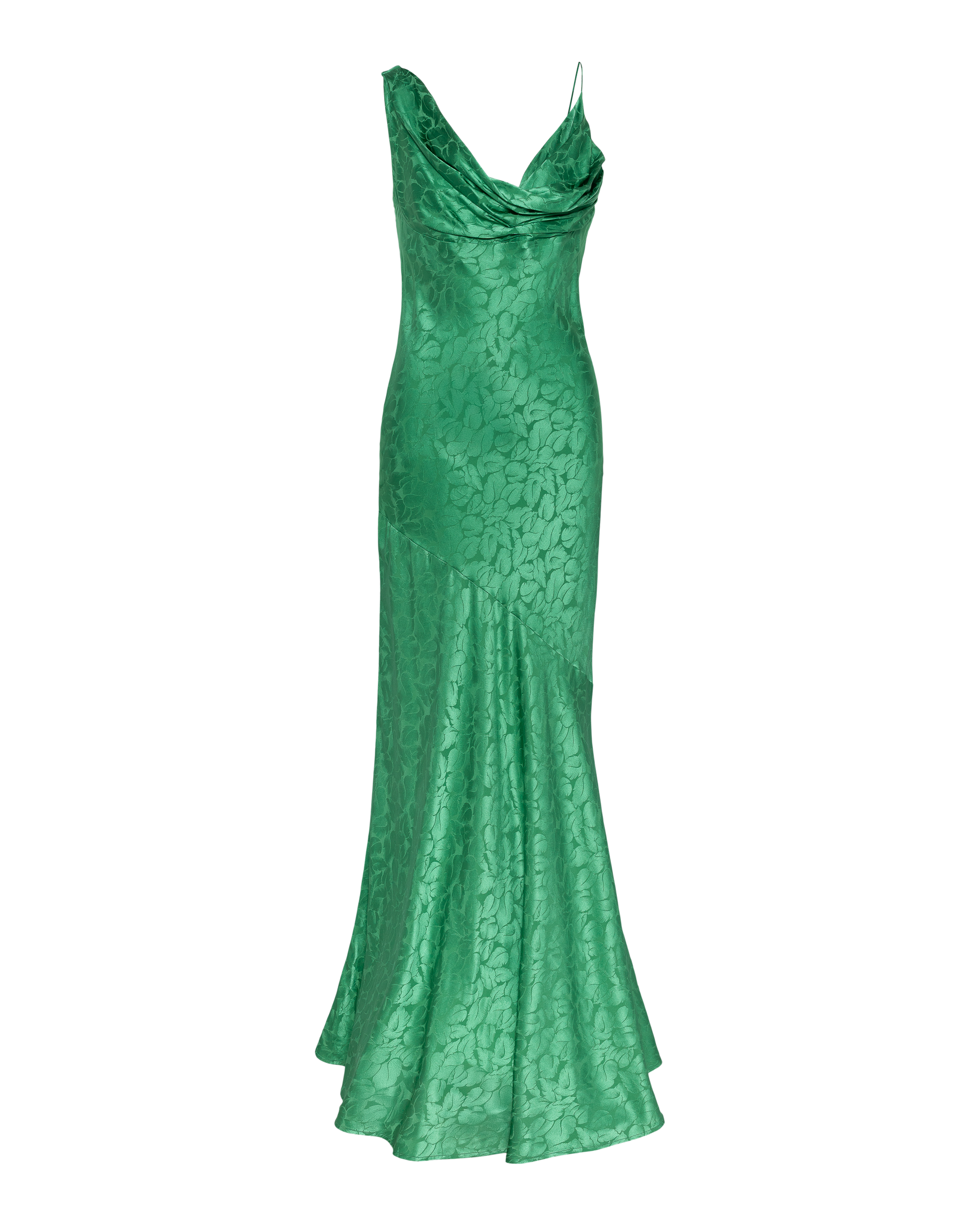 emerald green jacquard dress Emerald Green Jacquard Midi Dress with Puffed Sleeves NOLA
