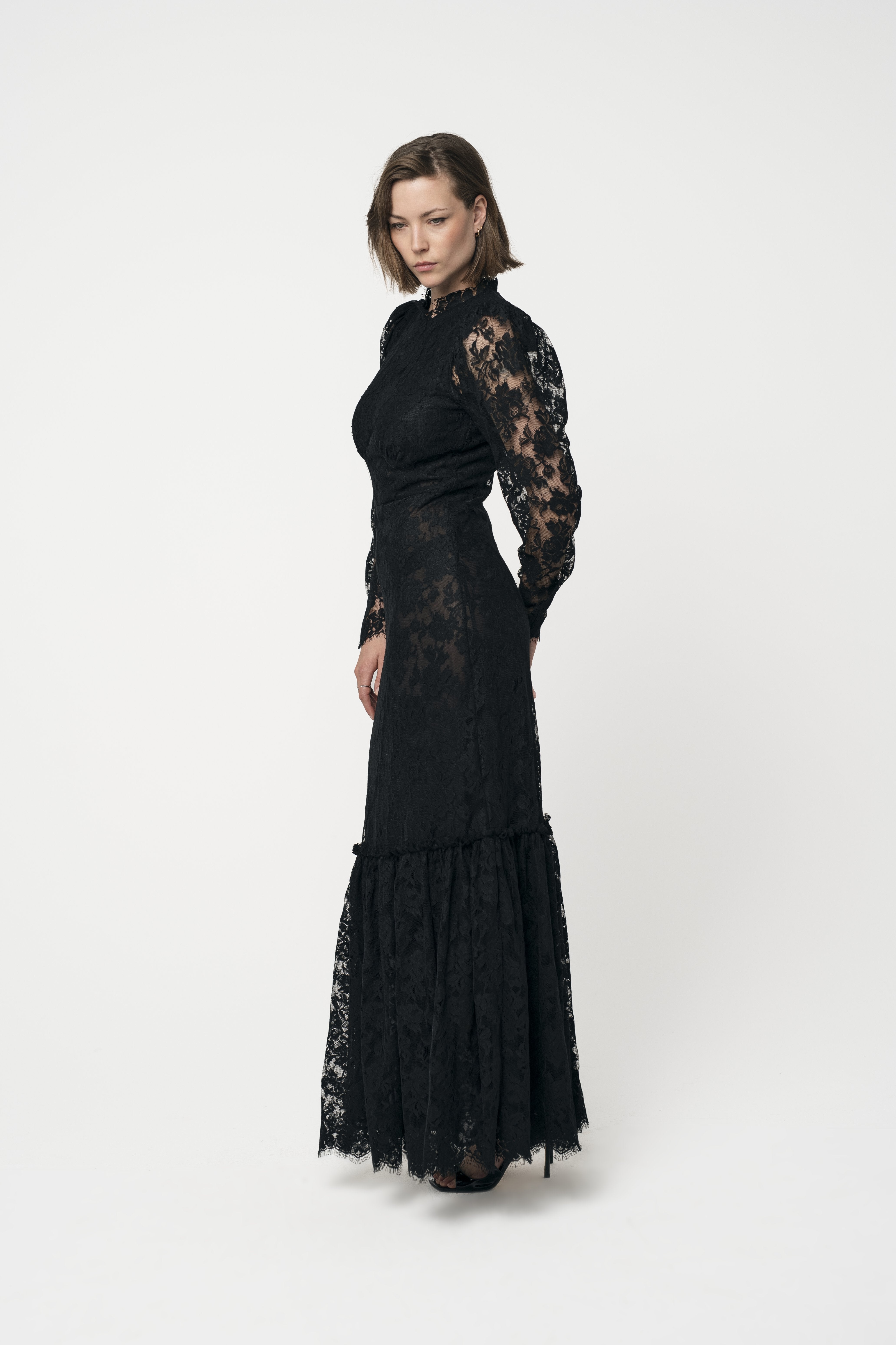 Harmony | Long Lace Dress – Pia Tjelta Studio