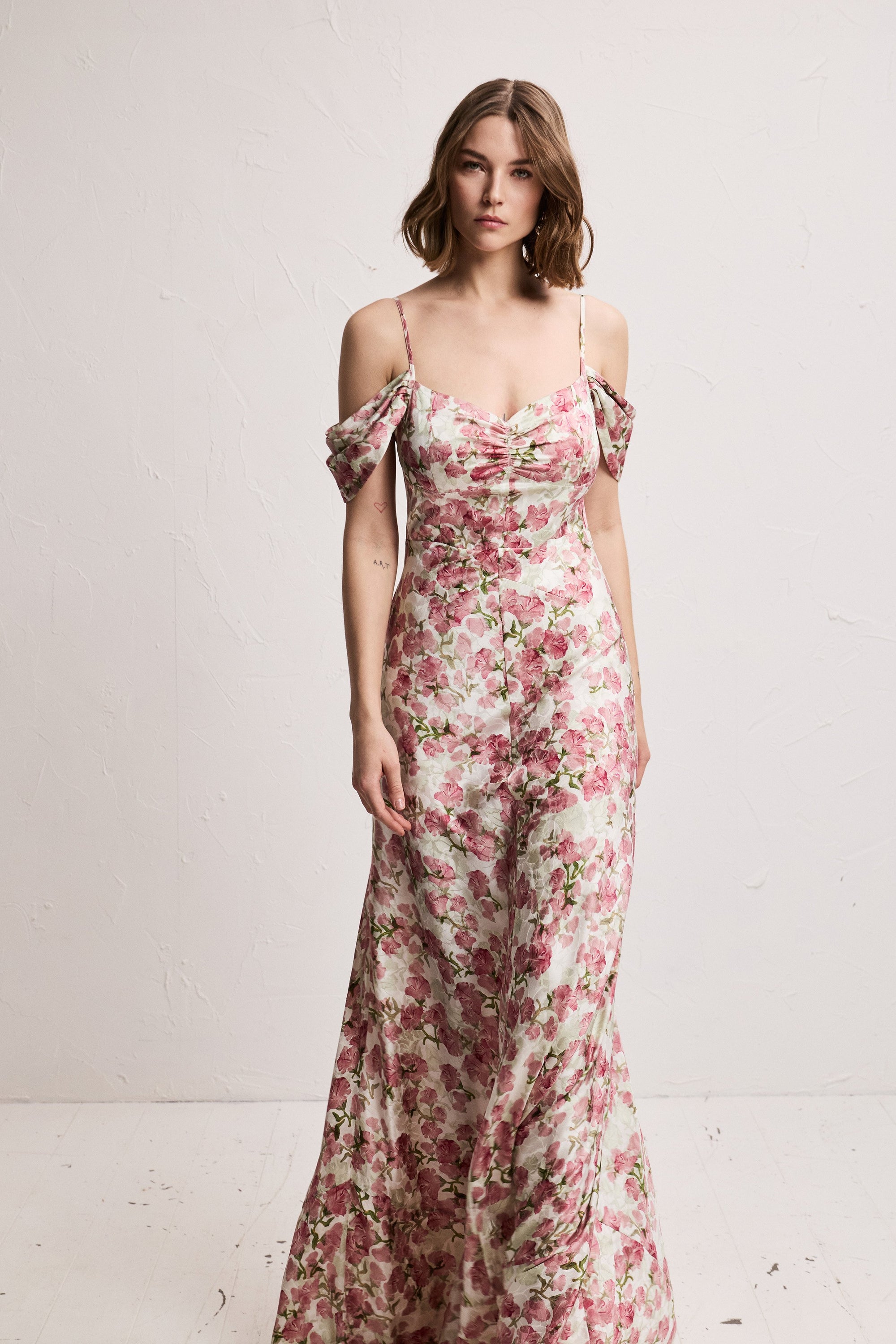 agnes silk dress Agnes Silk Dress by Reformation