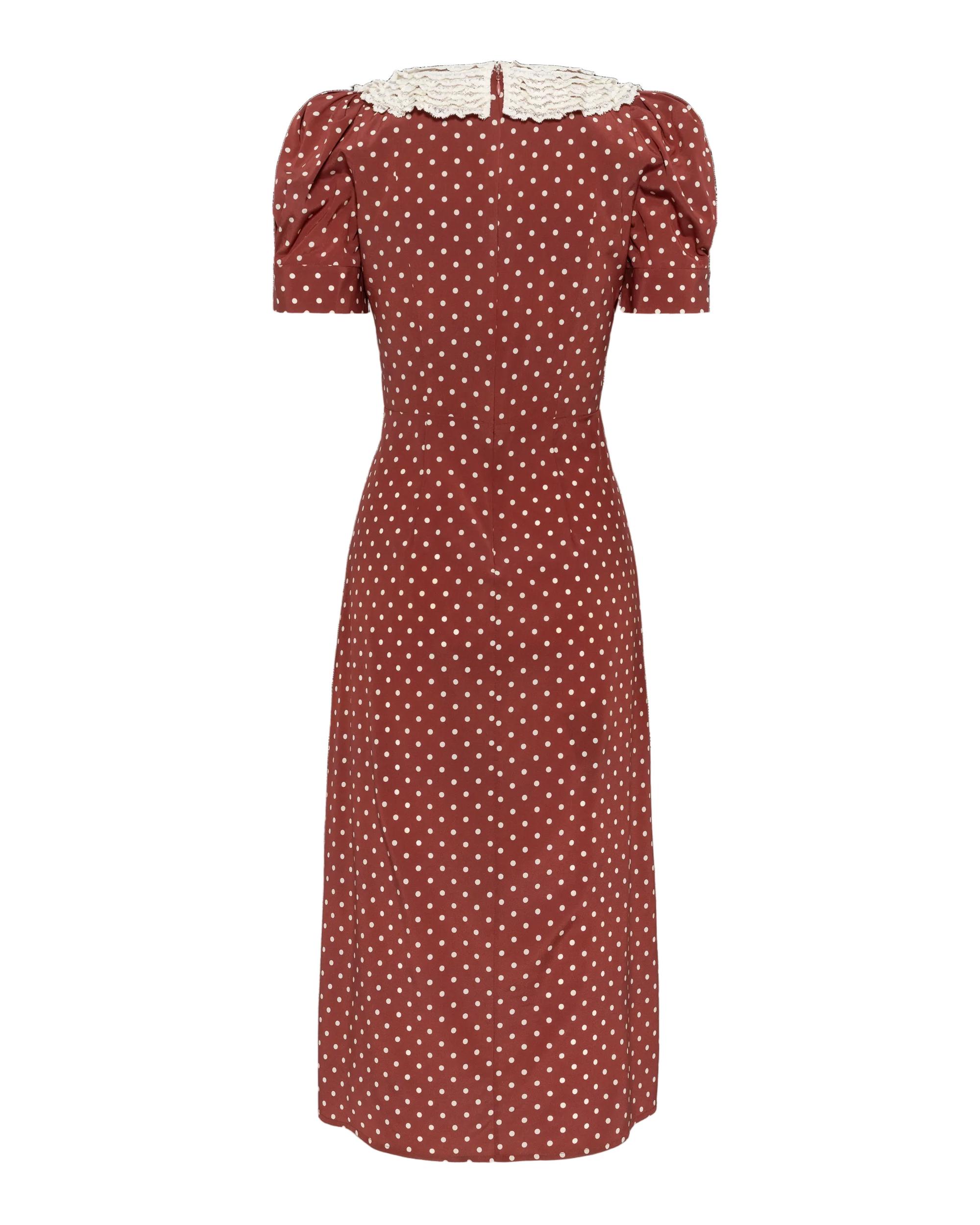 pia midi dress red check pia midi dress - red check