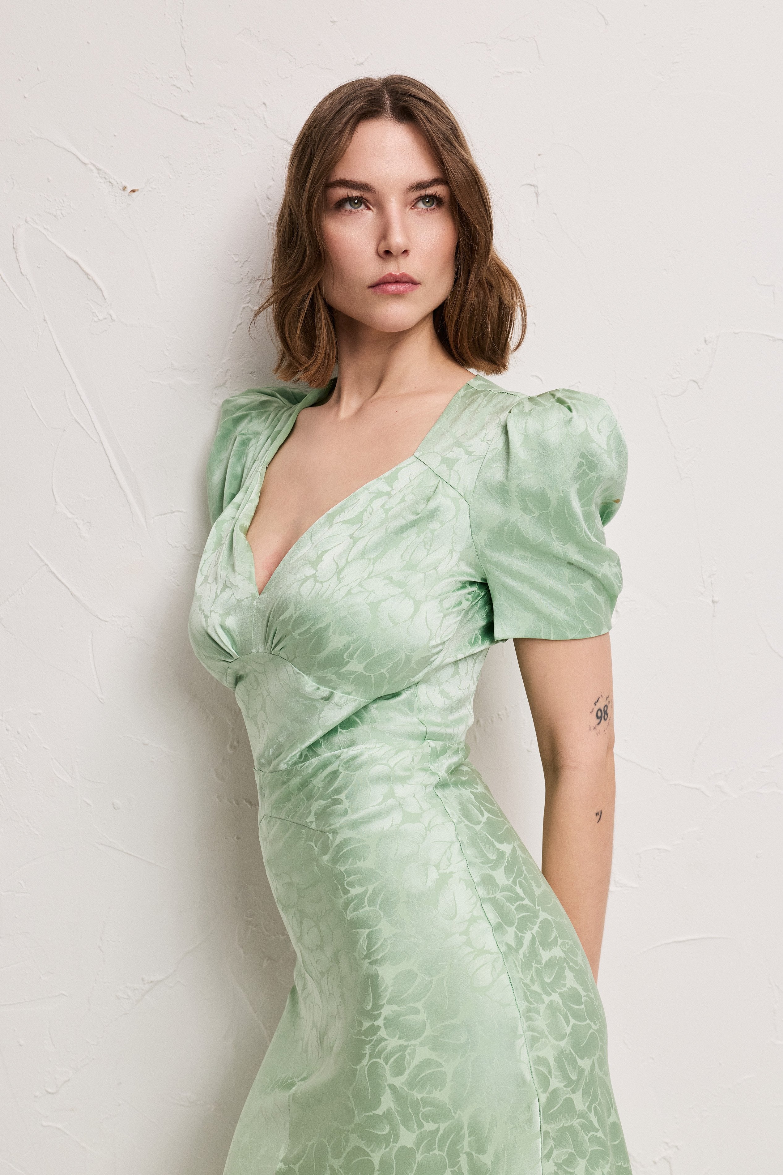 Leslie Jacquard Silk Dress | Pia Tjelta Studio