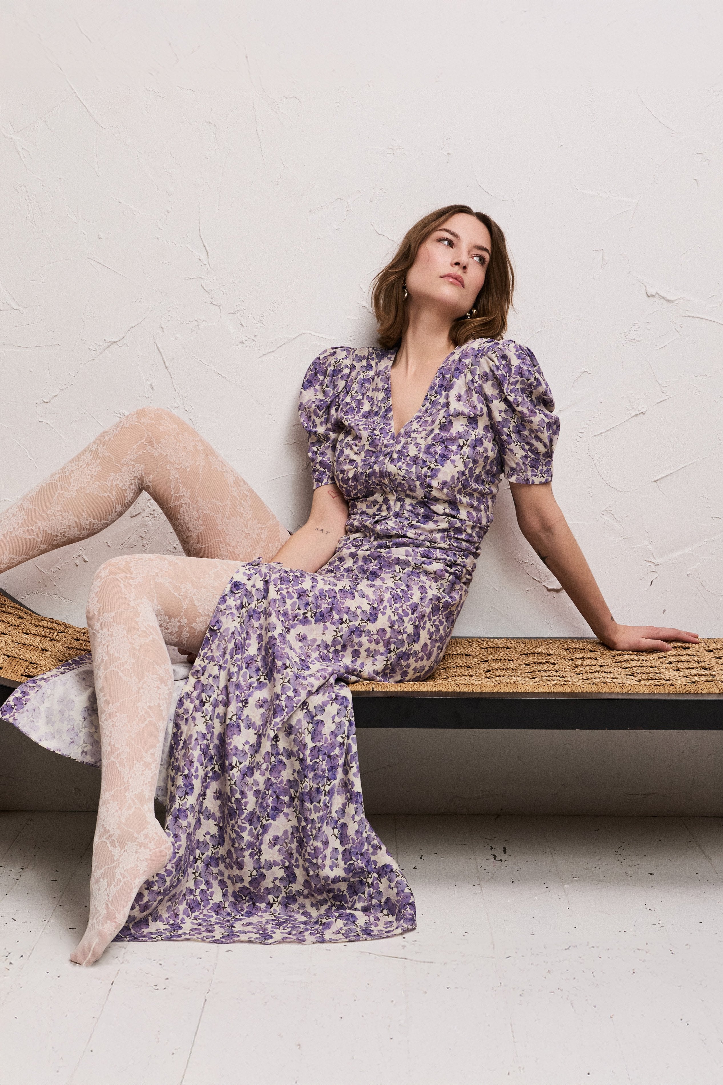 Peyton Agnes Floral Maxi Dress in Lavender | SS26 Her Legacy 2.0